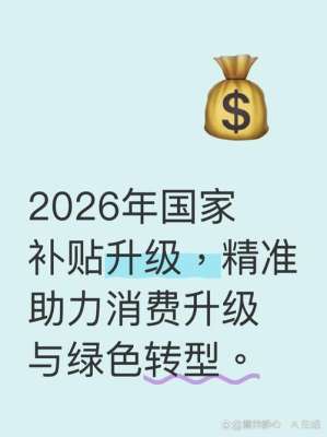 2026年2026年地方补贴梳理与展望