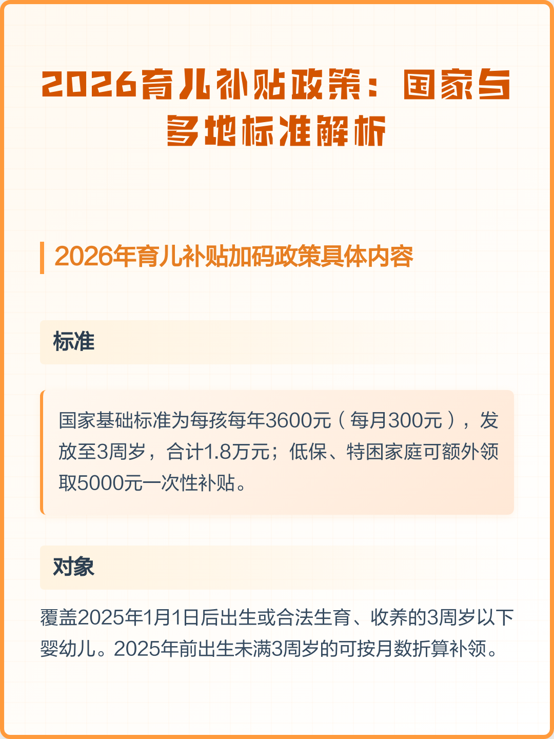 2026年2026补贴政策梳理与展望