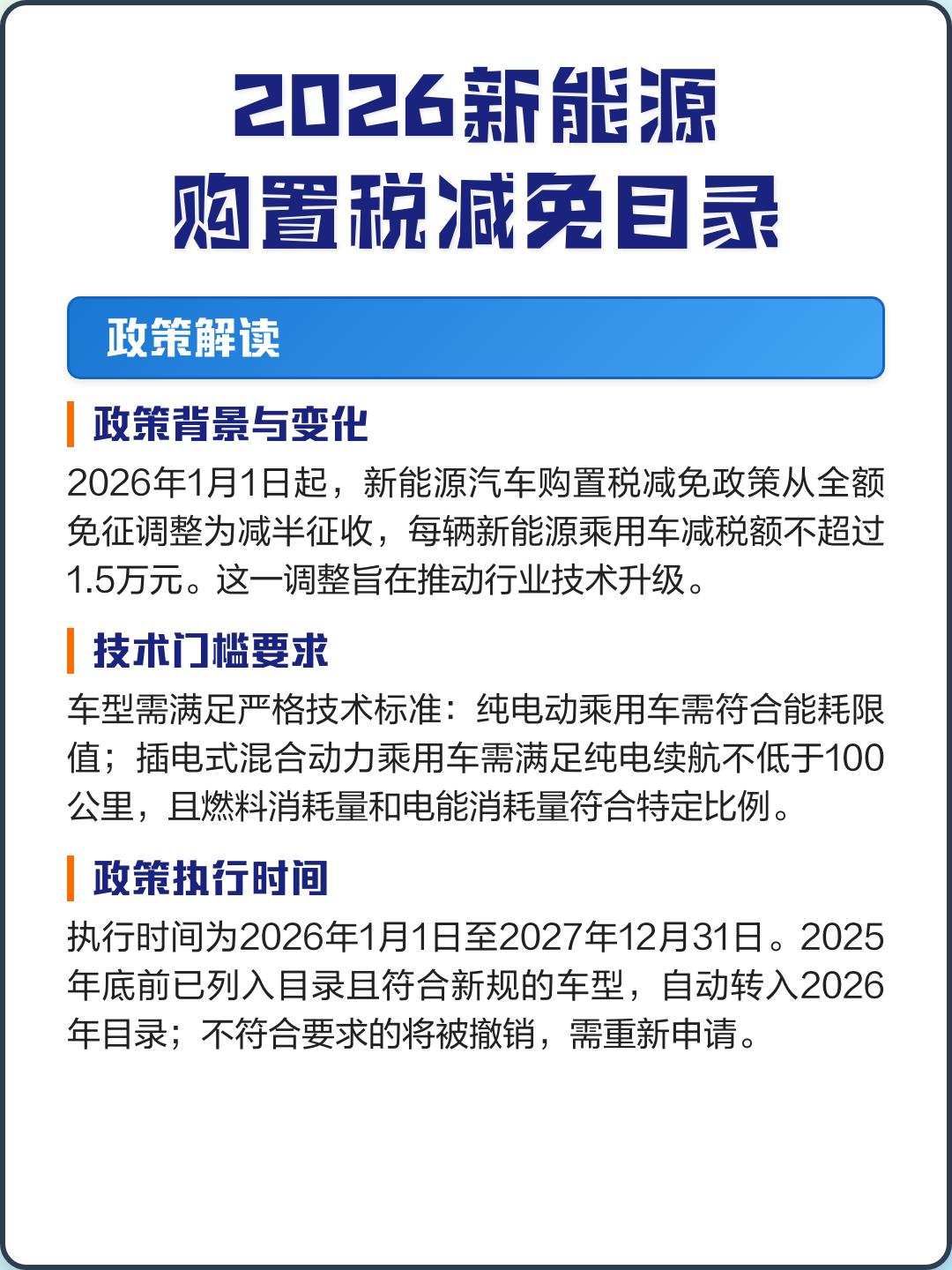 2026年2026购置税免梳理与展望