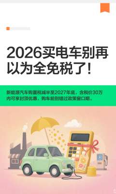 2026 年新能源汽车购置税减免政策梳理与行业展望