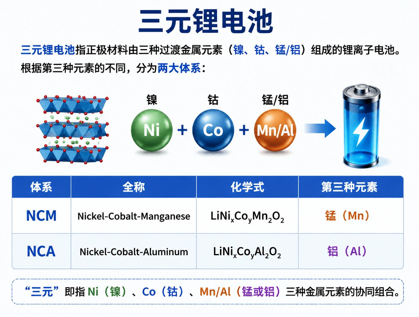 一文看懂三元锂式的工作原理