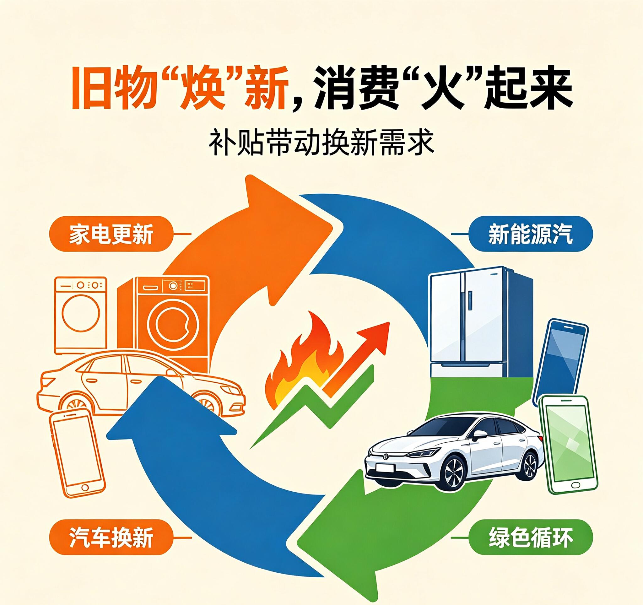 以旧换新产业正式实施，行业迎来变局
