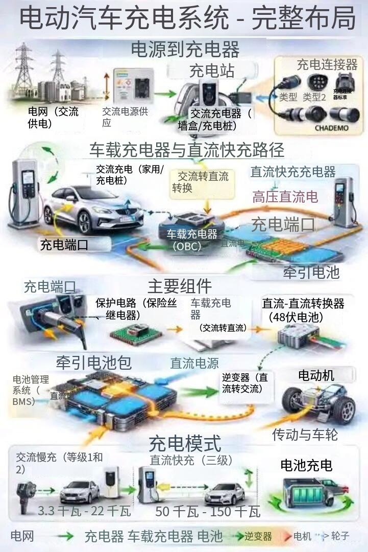 交流慢充型技术路线对比，哪种更优？